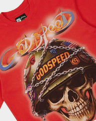 Godspeed Badges Of Honor Tee Cherry
