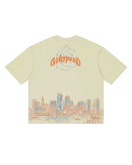 Godspeed Boston Skyline Tee Bone