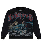 Godspeed Checkmate Sweatshirt Washed Black