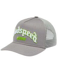 Godspeed Forever Trucker Hat Grey/Lime