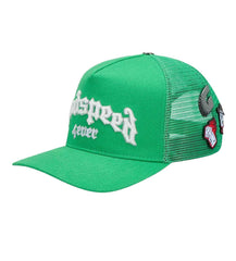 Godspeed Forever Trucker Hat Shamrock Green