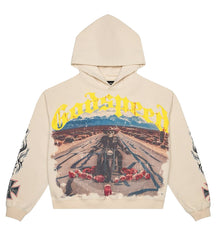 Godspeed Long Lonely Road Hoodie Bone