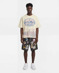 Godspeed Patchwork Denim Shorts V2 Grey