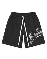 Godspeed OG Logo Nylon Shorts Black/White