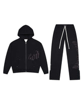 Godspeed OG Logo Sweatsuit V2 Black/Satin Black