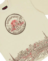 Godspeed Tokyo Skyline Tee Bone