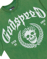 Godspeed Victor Crest Tee Green
