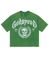 Godspeed Victor Crest Tee Green