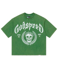 Godspeed Victor Crest Tee Green