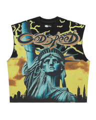 Godspeed Voltage Sleeveless Tee Black/Yellow