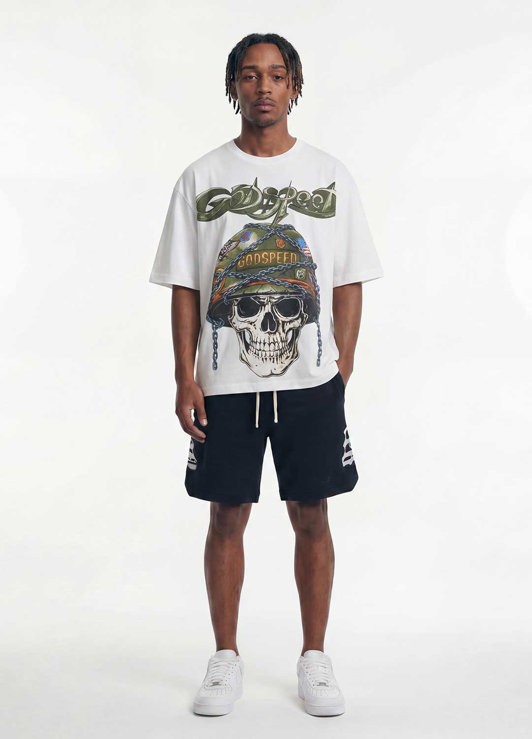 Godspeed Badges Of Honor II NG Tee White