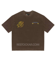 Godspeed Biker Nation Tee Mocha Brown
