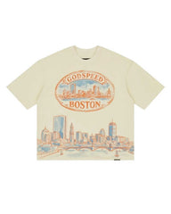 Godspeed Boston Skyline Tee Bone