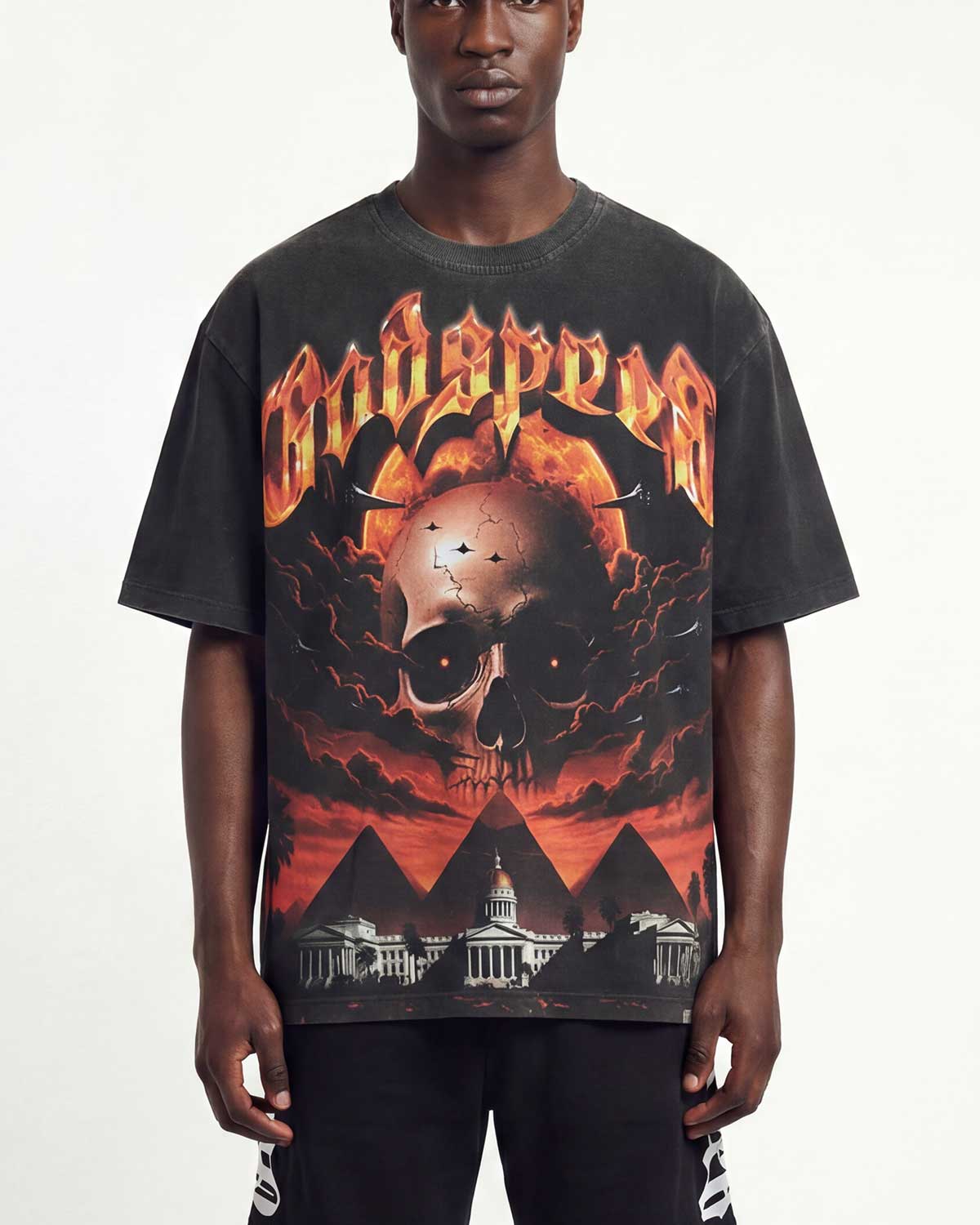 Godspeed Echoes Of Empire Tee Black