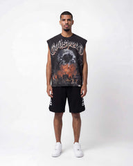 Godspeed Fences Sleeveless Tee Black