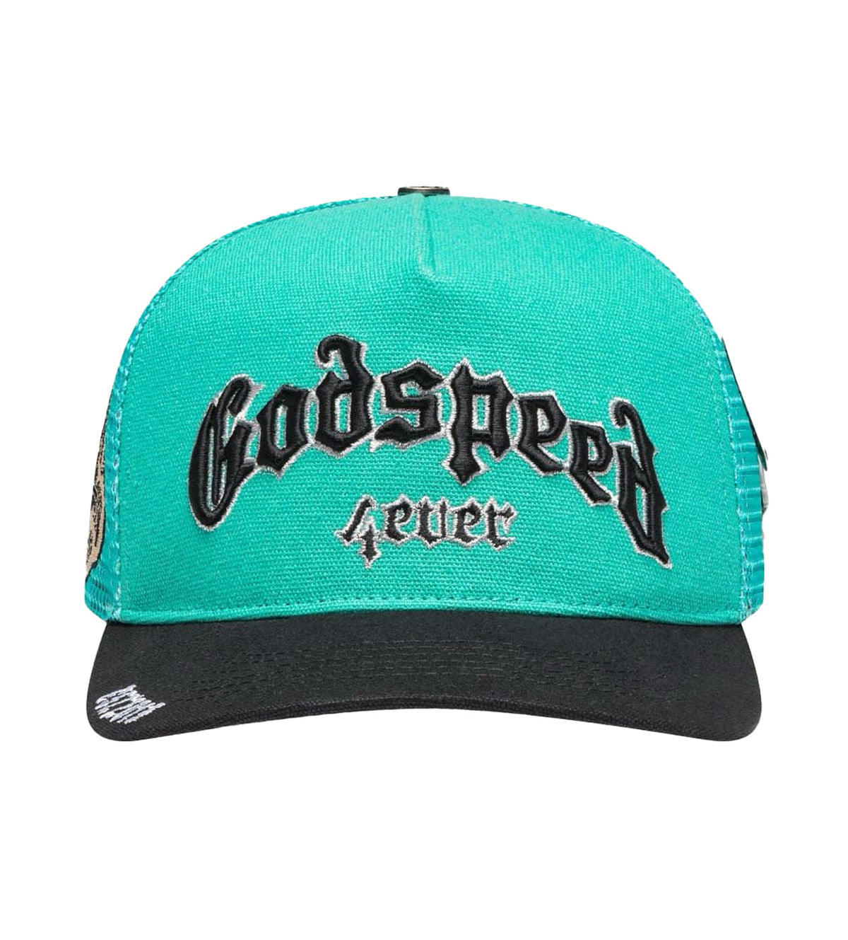 Godspeed Forever Trucker Hat Turquoise/Black