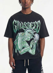 Godspeed Freedoms Protocol Tee Black