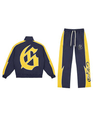 Godspeed GT Tracksuit Navy/Yellow