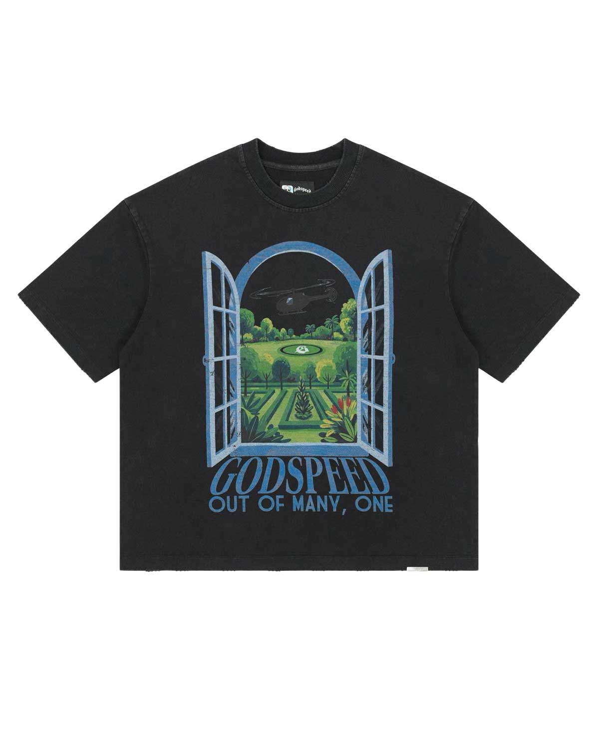 Godspeed Helipad Dreams Tee Black