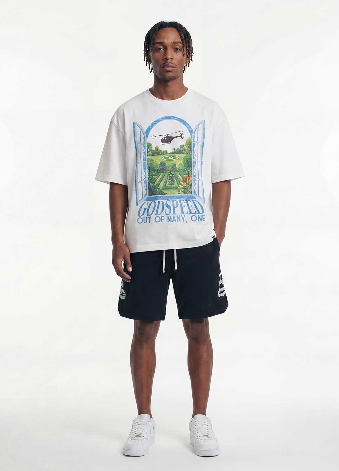 Godspeed Helipad Dreams Tee White