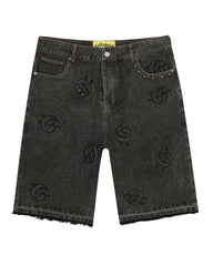 Godspeed Infinity Denim Shorts Black Boom