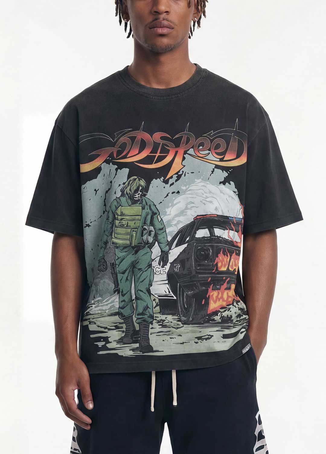 Godspeed Khaos II Tee Black