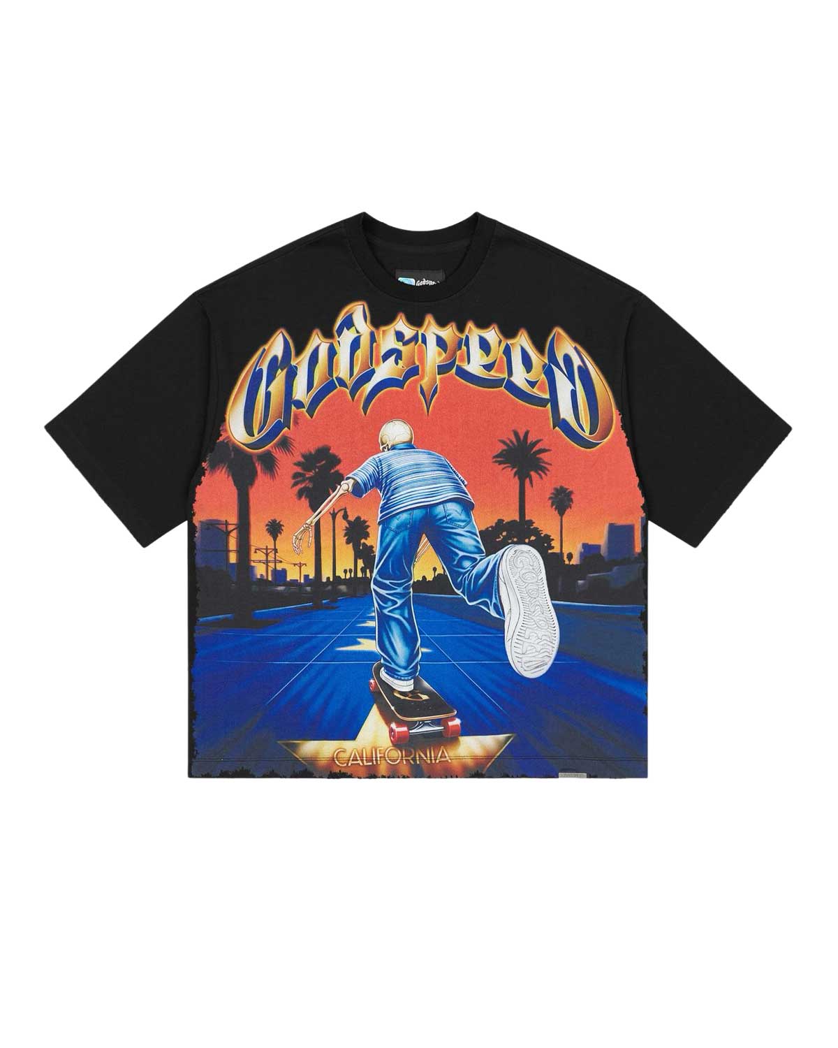 Godspeed Kick Push Tee Black