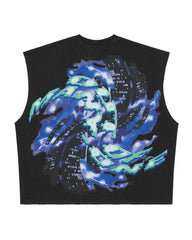 Godspeed Liberty Tears Sleeveless Tee Black