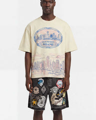 Godspeed Patchwork Denim Shorts V2 Grey