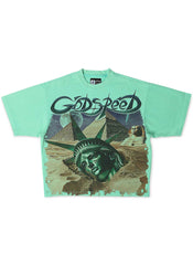 Godspeed Mother Cairo Tee Teal