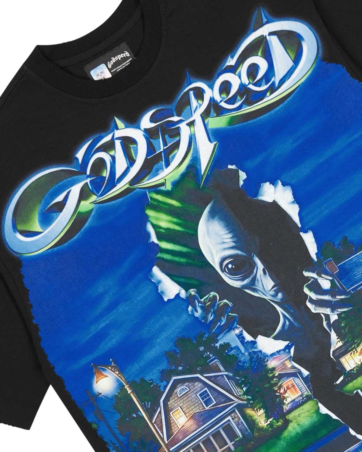 Godspeed Neighborhood Watch Tee Black