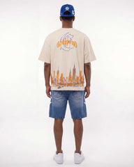 Godspeed New York Skyline Tee Bone