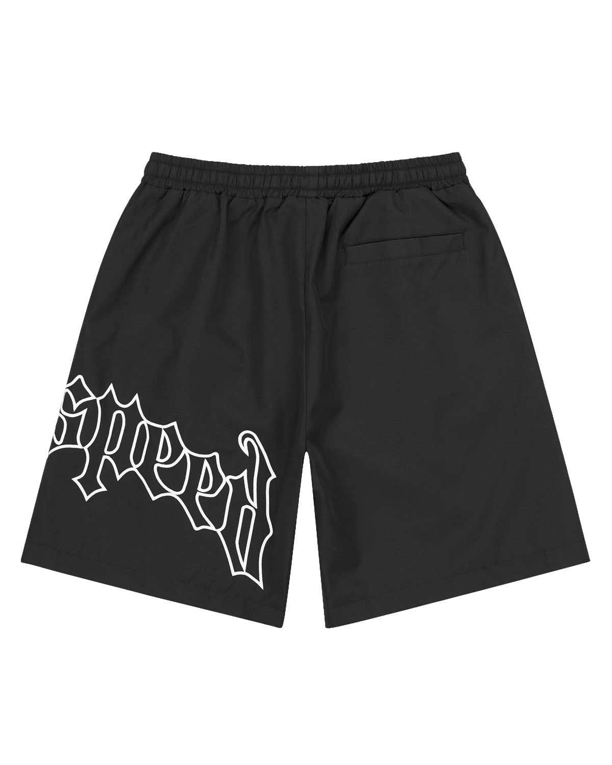 Godspeed OG Logo Nylon Shorts Black/White