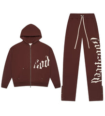 Godspeed OG Logo Sweatsuit V2 Brown/White