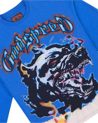 Godspeed Off The Leash L/S Tee Royal Blue