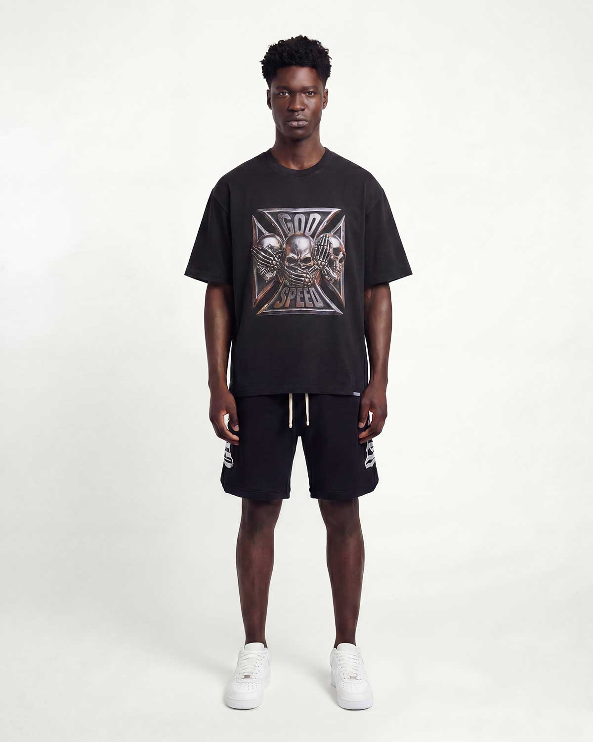 Godspeed Omerta Tee Black