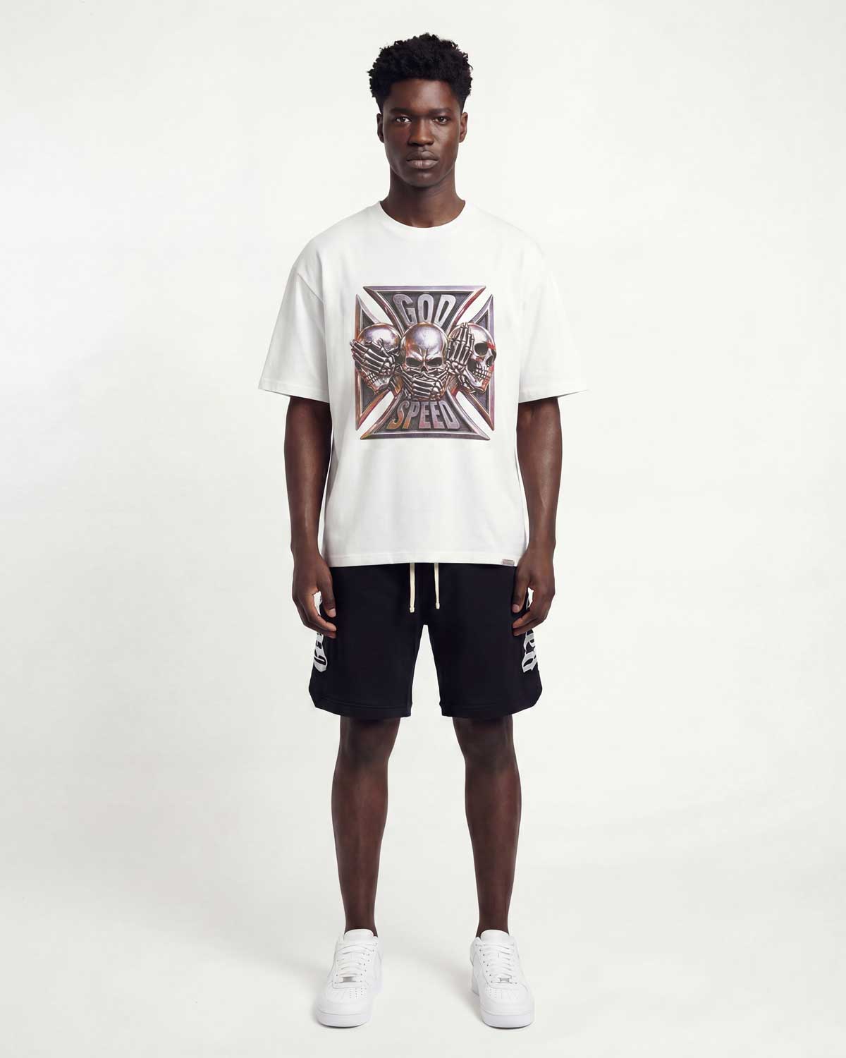 Godspeed Omerta Tee White