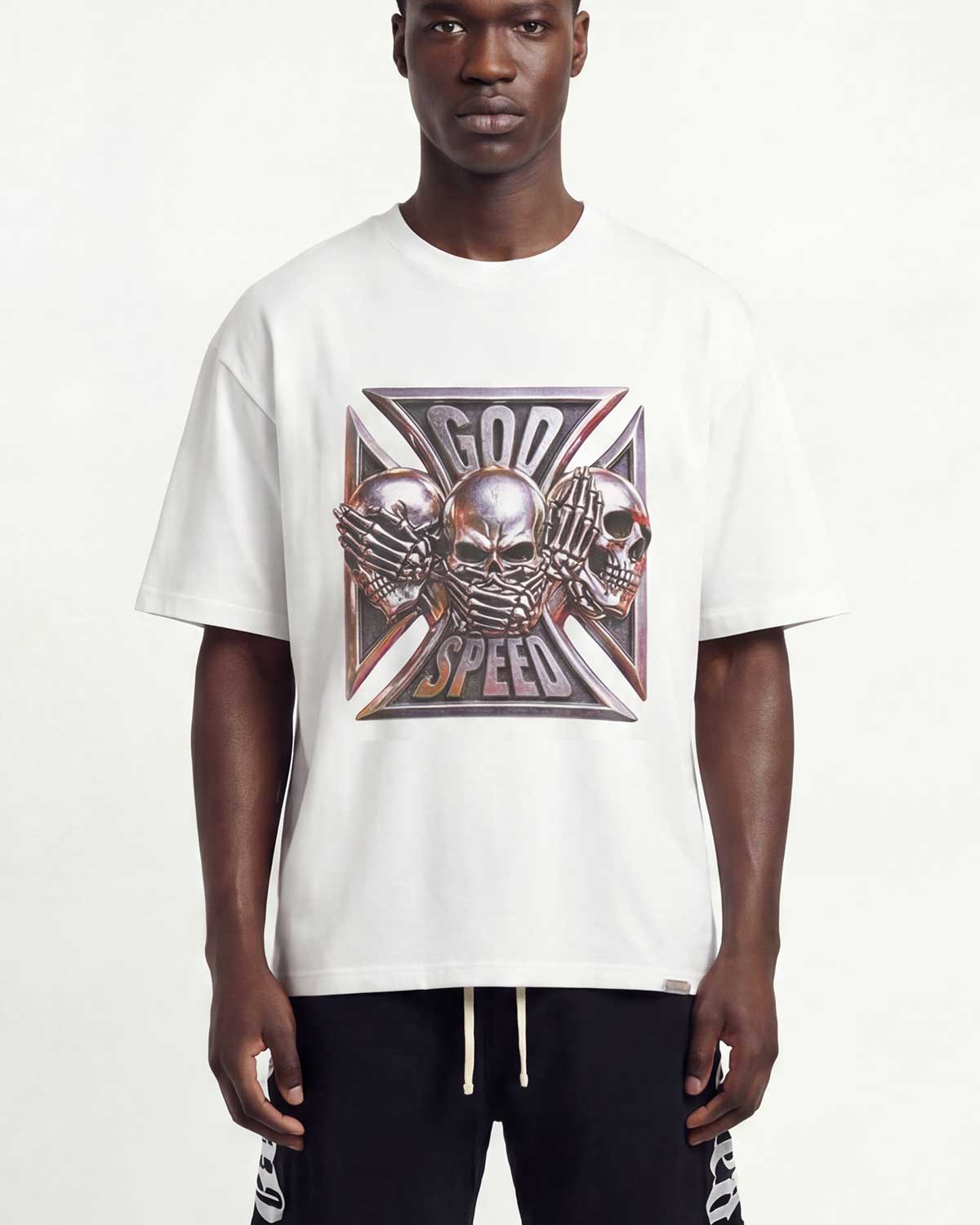 Godspeed Omerta Tee White