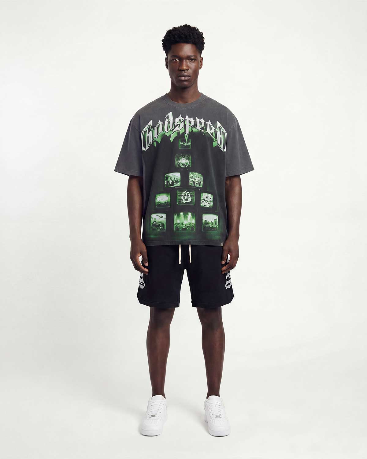 Godspeed Overstimulation Tee Grey