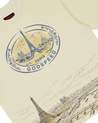 Godspeed Paris Skyline Tee Bone