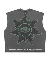 Godspeed Sunken Liberty Sleeveless Tee Grey Wash
