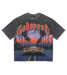 Godspeed Sunset Blvd Tee Grey