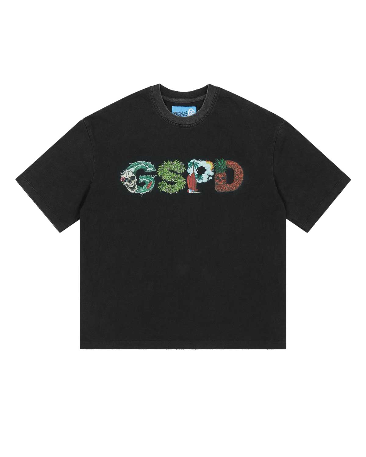 Godspeed Surfs Up Tee Black