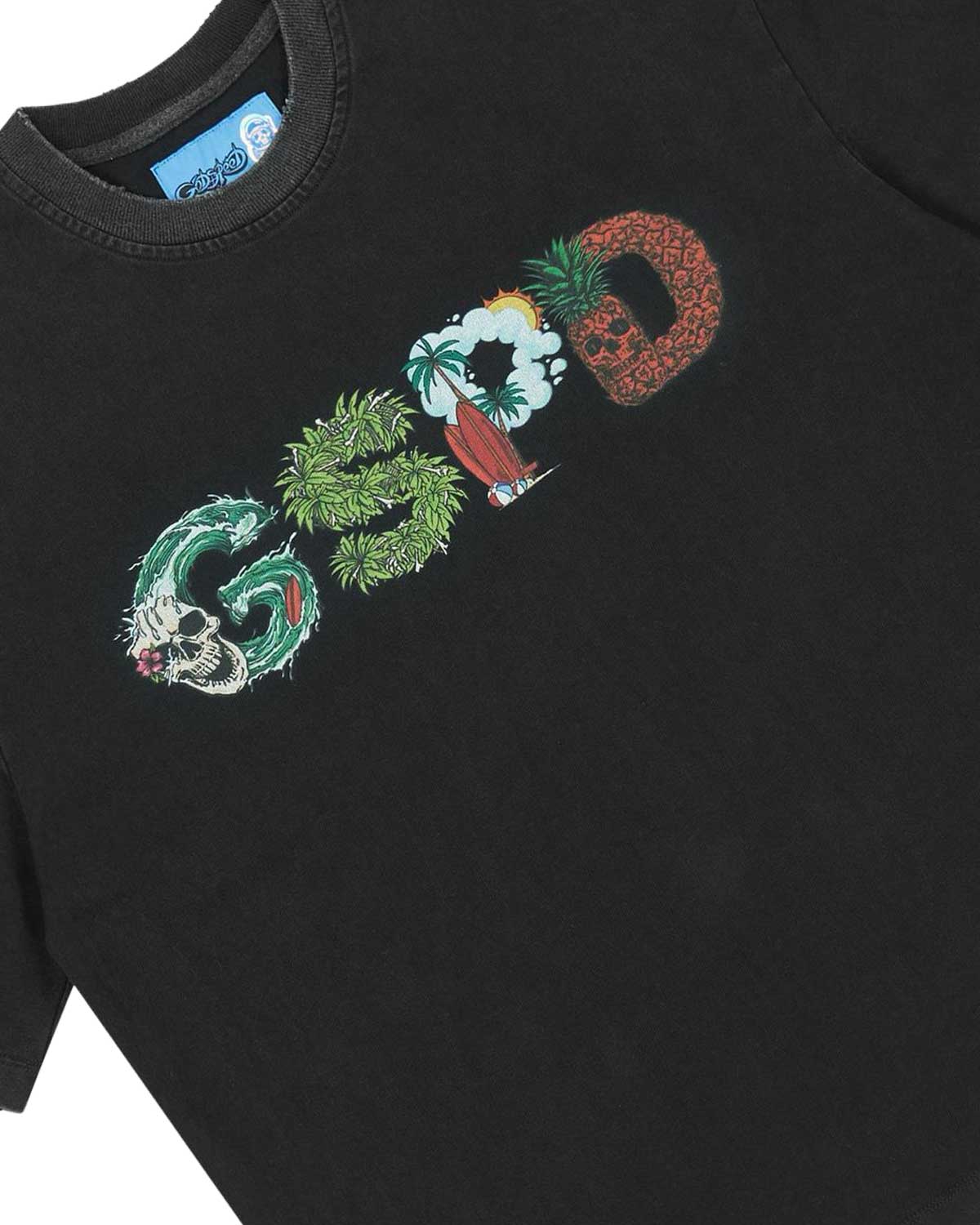 Godspeed Surfs Up Tee Black