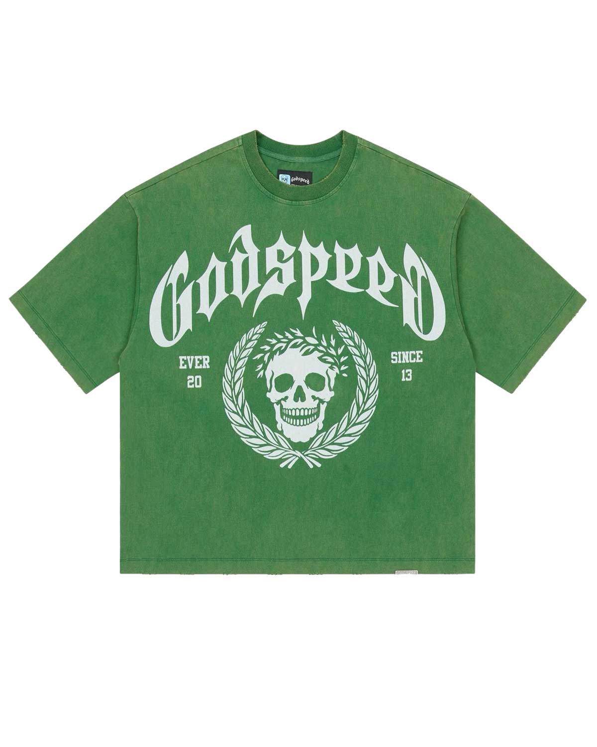 Godspeed Victor Crest Tee Green