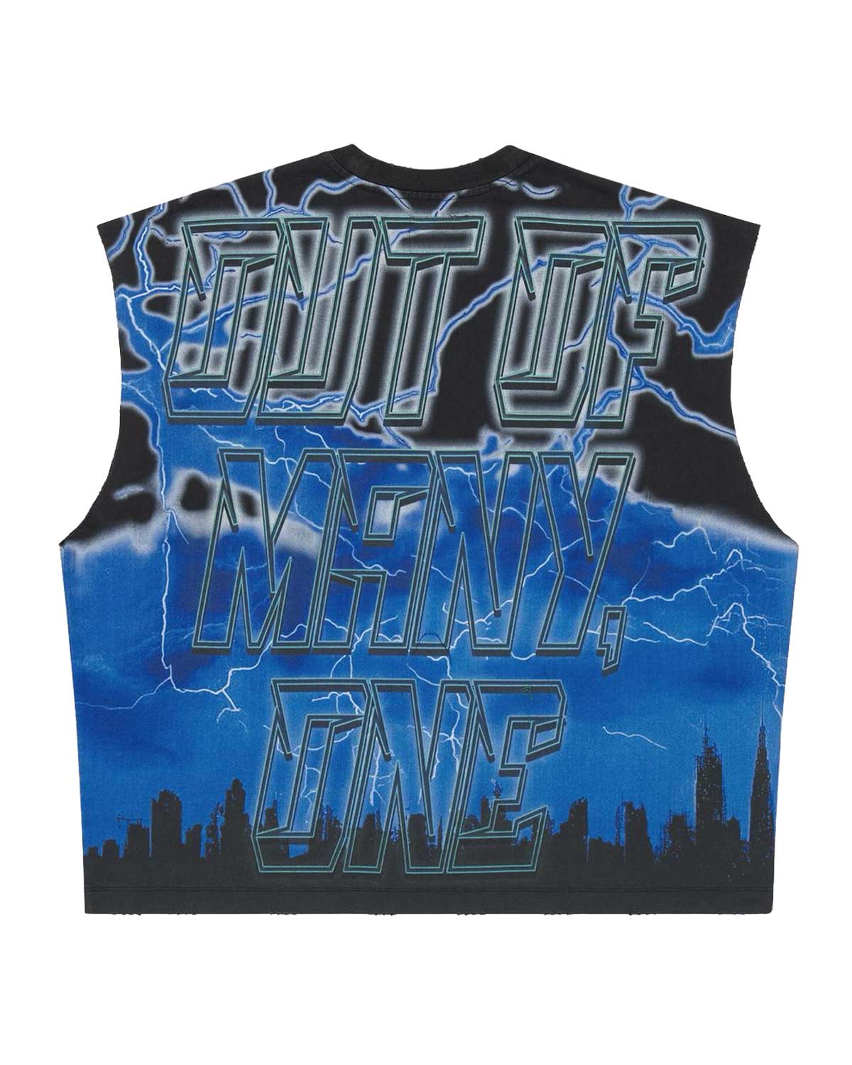 Godspeed Voltage Sleeveless Tee Black/Blue