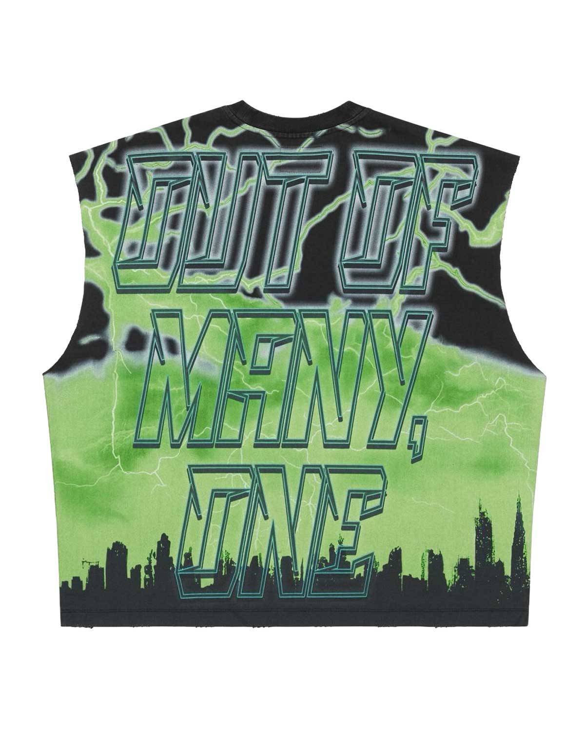 Godspeed Voltage Sleeveless Tee Black/Green