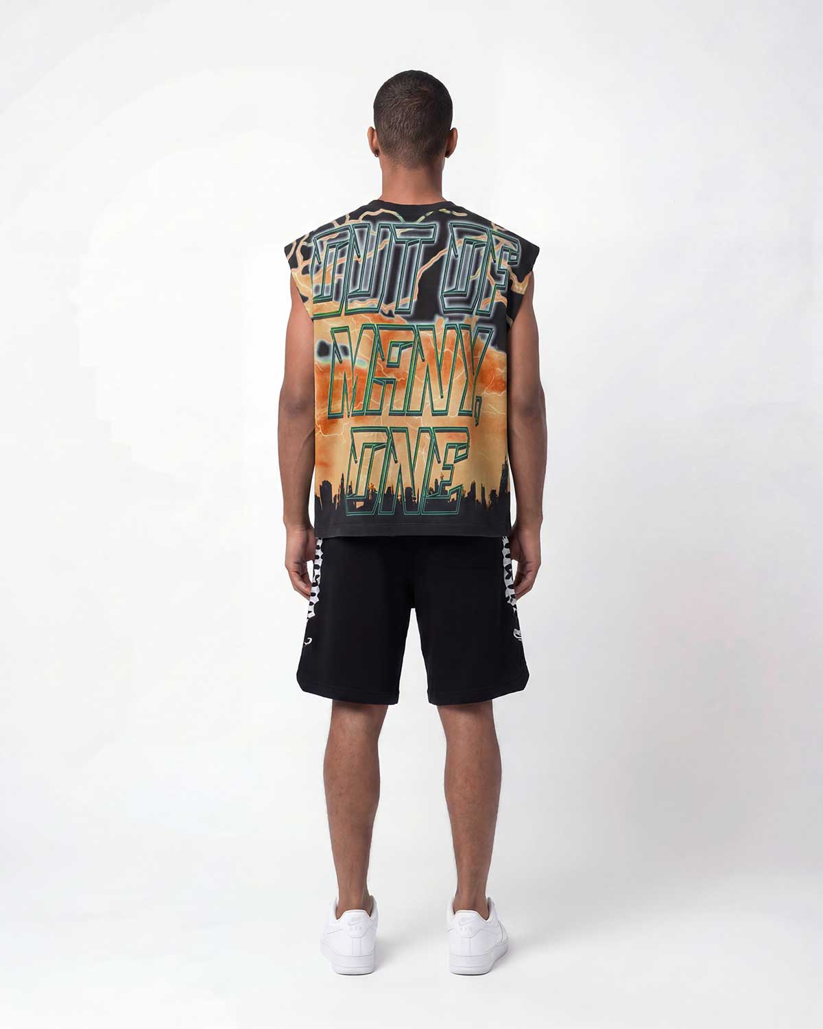 Godspeed Voltage Sleeveless Tee Black/Orange