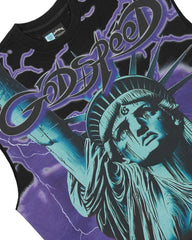 Godspeed Voltage Sleeveless Tee Black/Purple