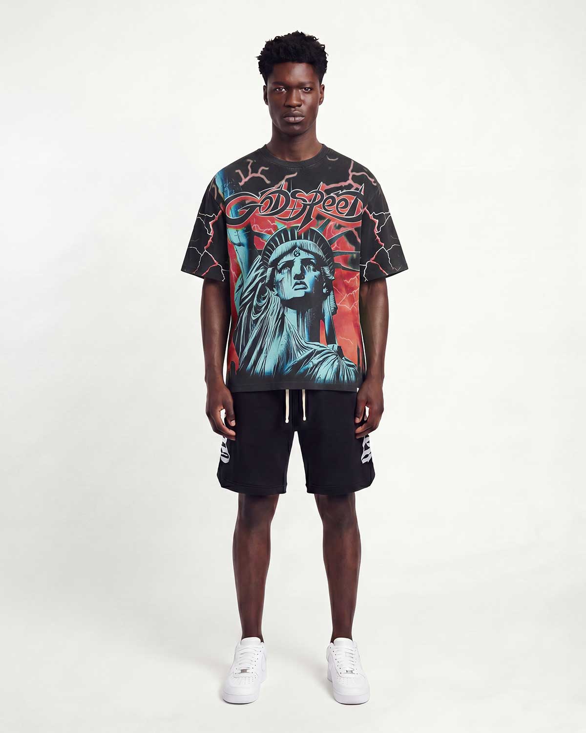 Godspeed Voltage Tee Black/Red
